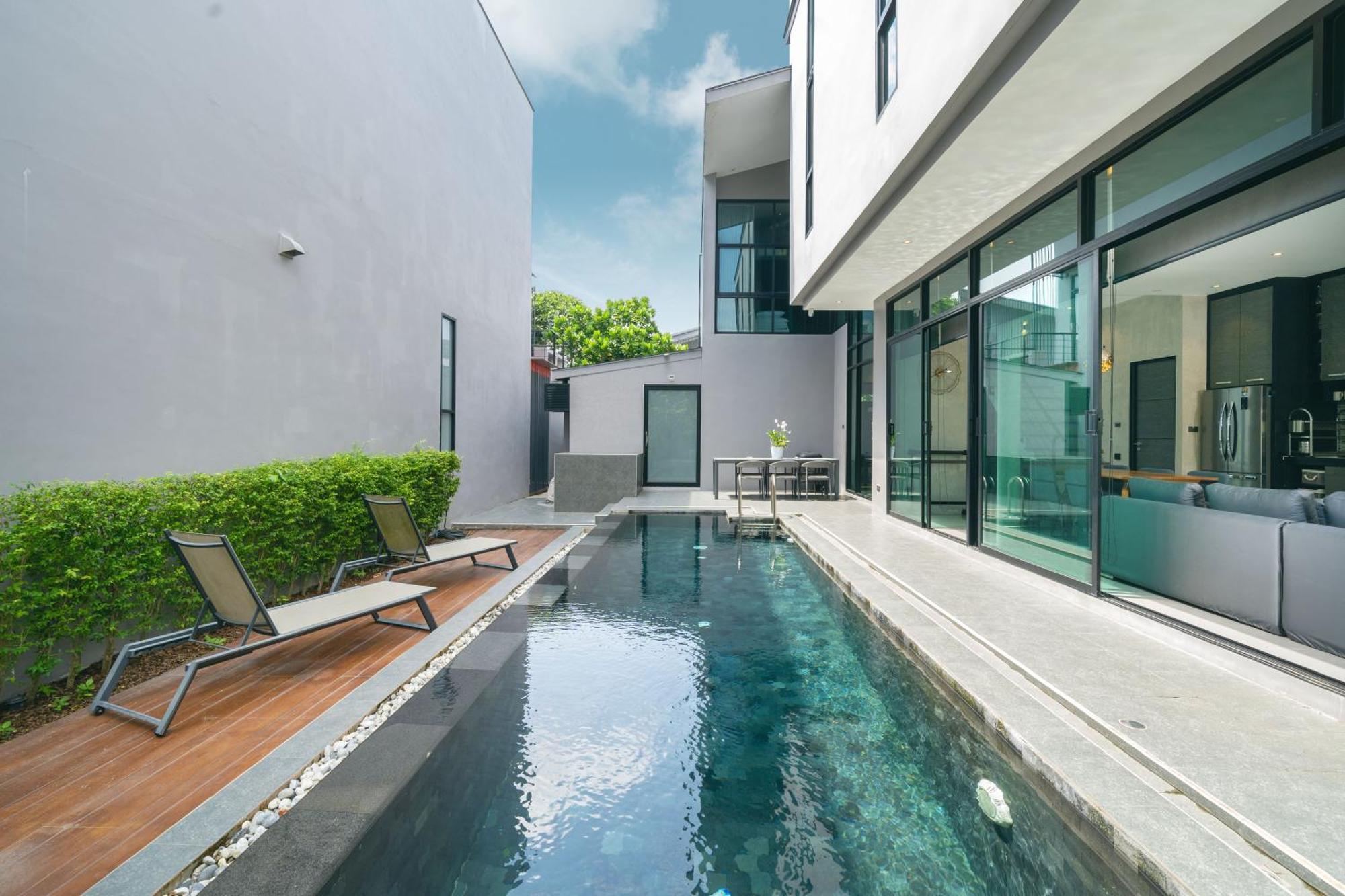 Villa Lami - Luxury 3-Bedroom Modern Villa In Phuket With Private Pool, Gym & Sauna Exterior photo